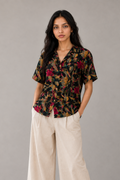 Midnight Garden Cotton Unisex Shirt