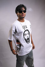 All Izz Well Oversized White T-Shirt