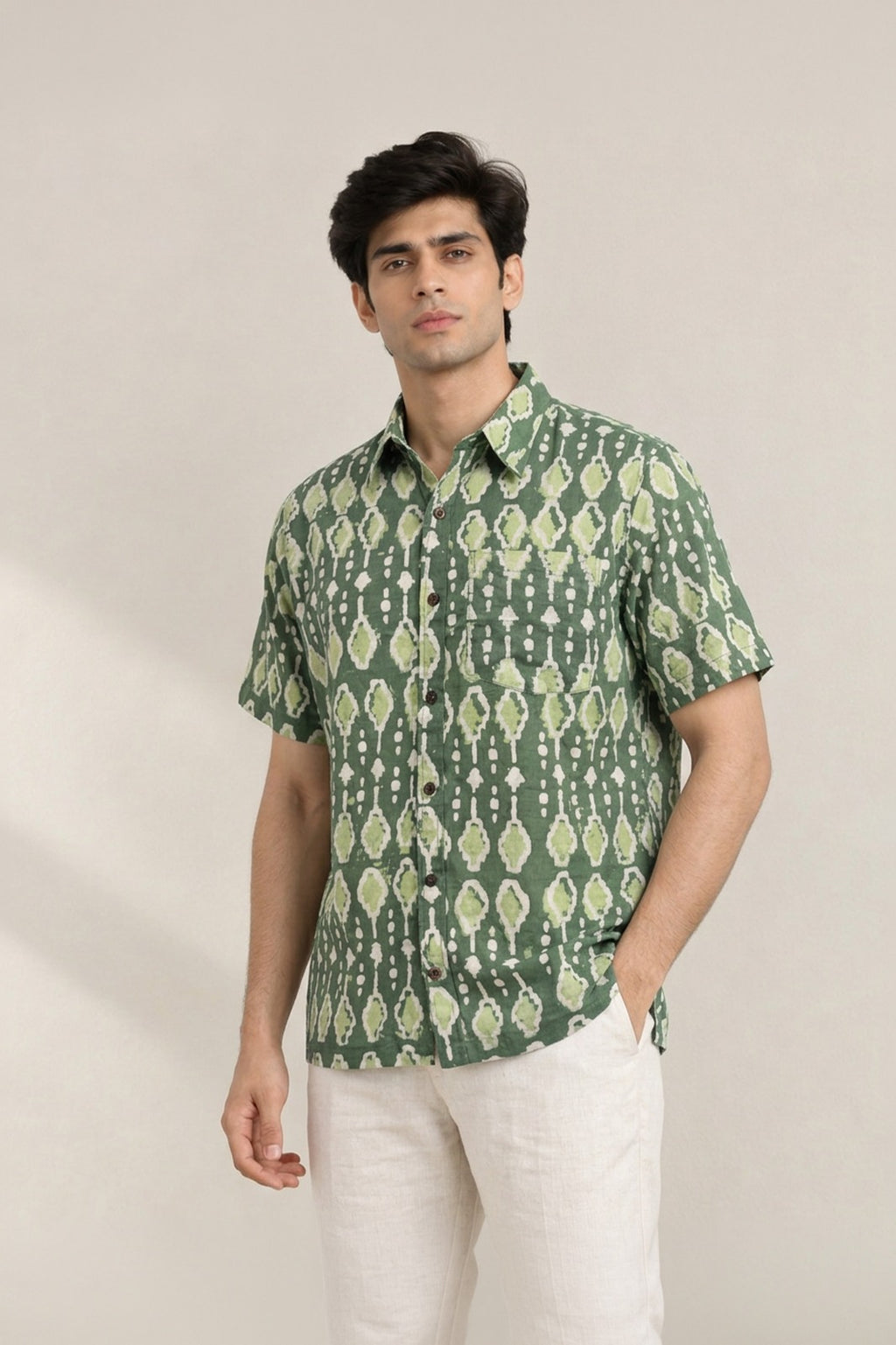 Earthloom  Block Printed Shirt