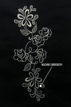 Ripple Line Embroidery Shirt