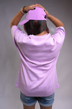 Cyborg Aishwarya Oversized Lilac T-Shirt