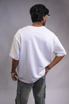 Cyborg Aishwarya Oversized White T-Shirt