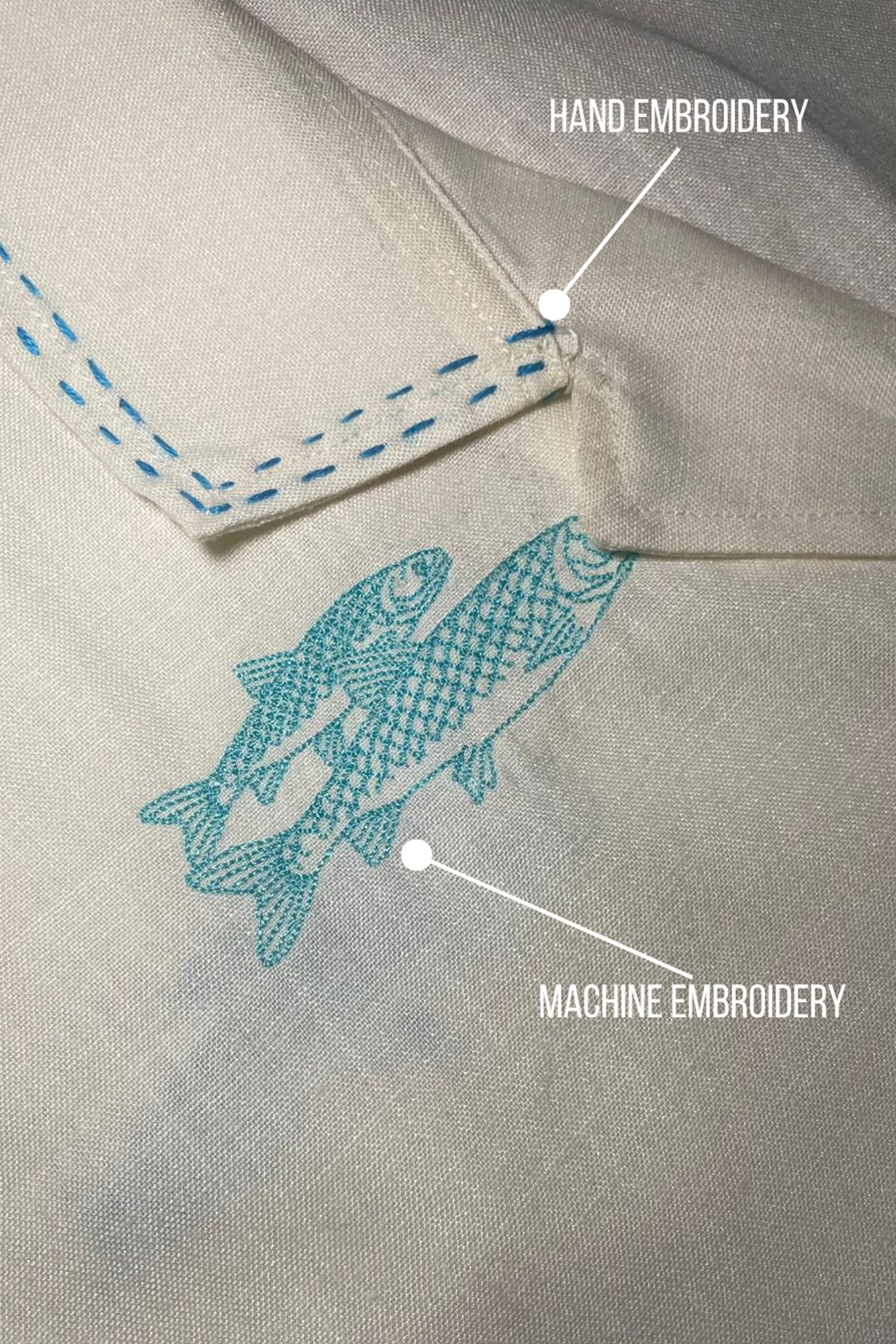 The River Song Embroidery Shirt