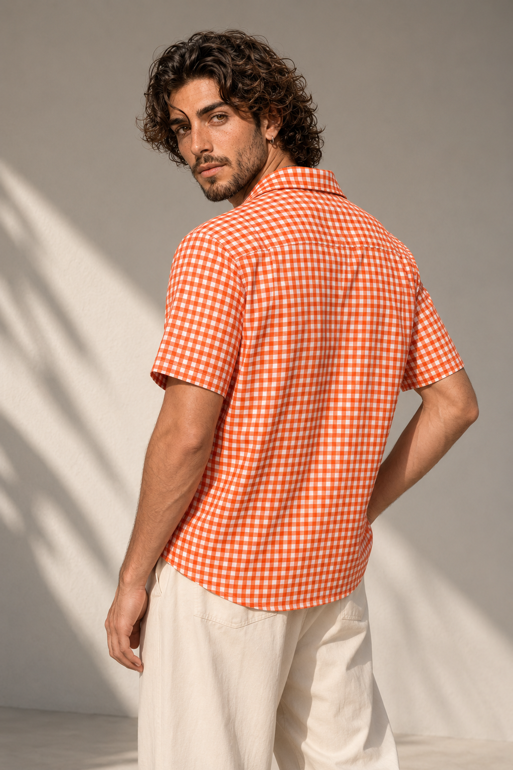 The Gingham Orchard Embroidery Shirt