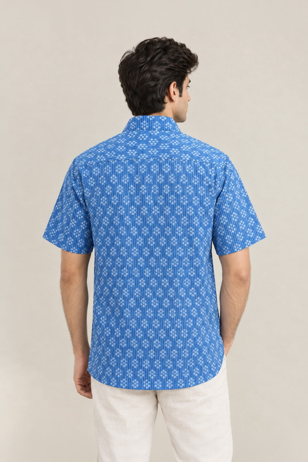 Neelrekha kantha Texture Shirt