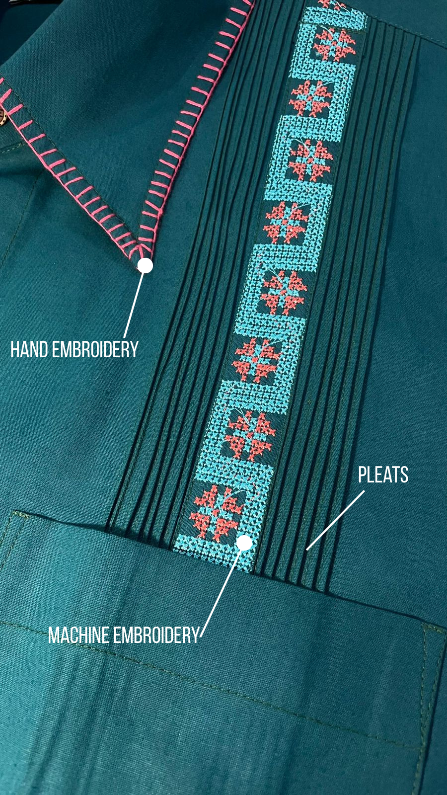 Teal Thread-line Shirt