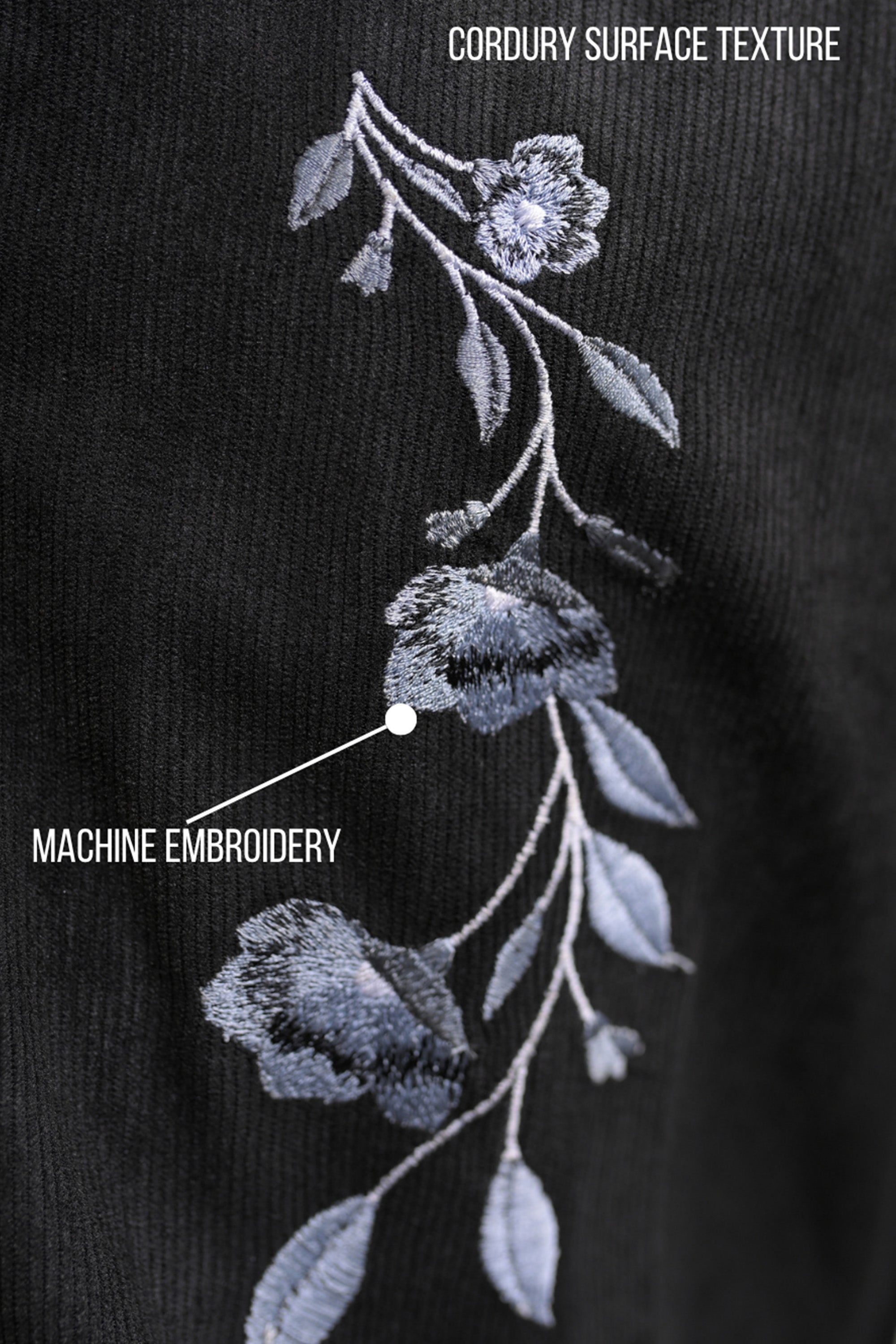 The Noir Bloom Oversized Shirt