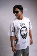 All Izz Well Oversized White T-Shirt