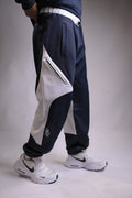 Dual-Tone Vortex Joggers – Navy & White