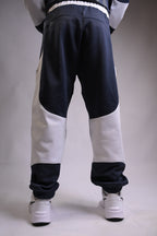 Dual-Tone Vortex Joggers – Navy & White