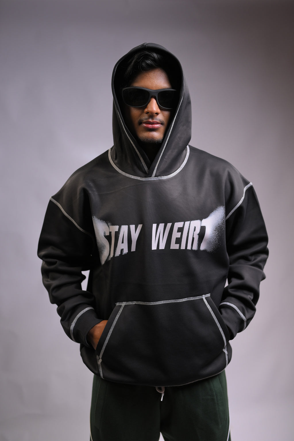 Weirdcore Sports Fleece Hoodie