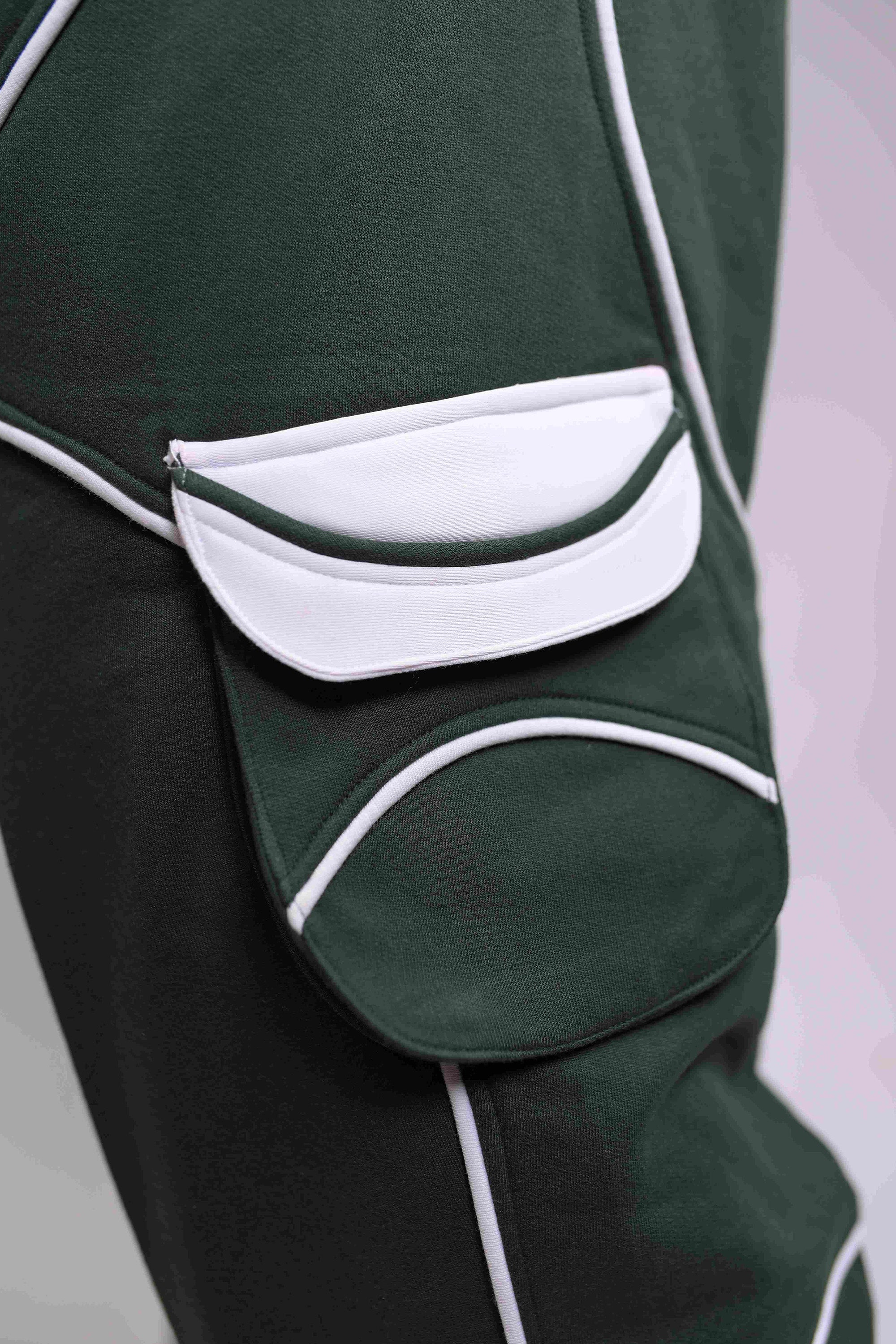 Orbit Fleece Joggers – Forest Green