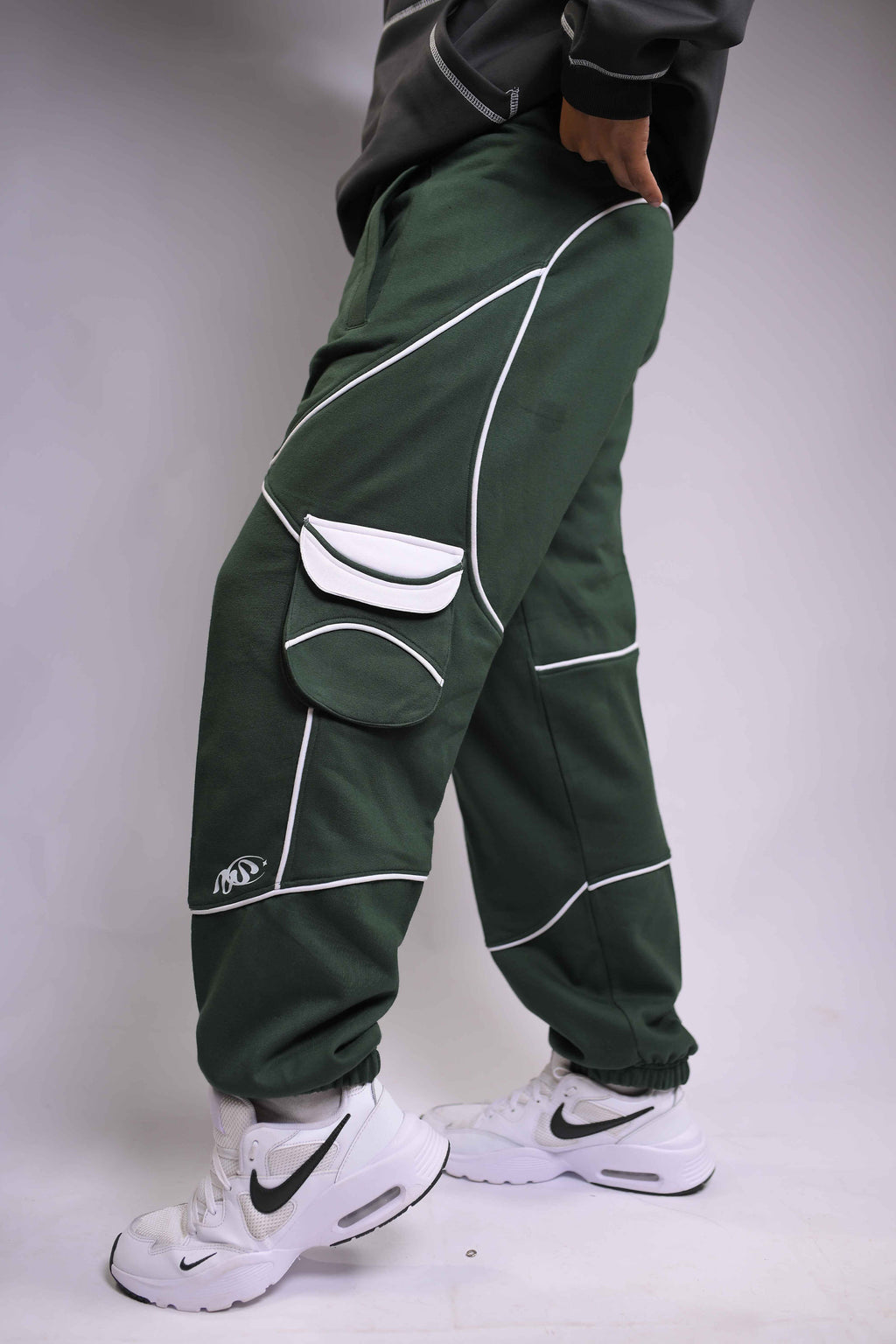 Orbit Fleece Joggers – Forest Green