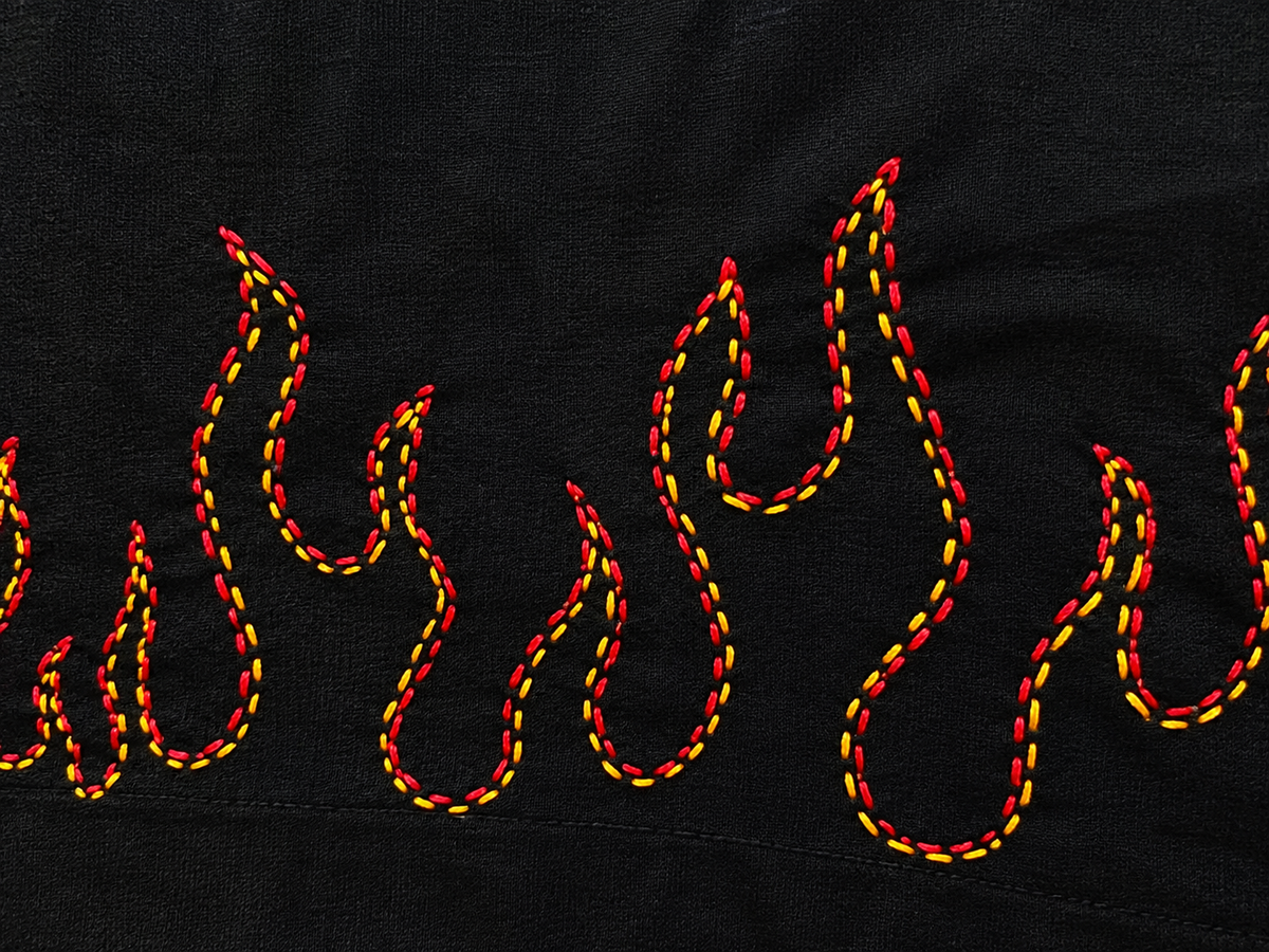 Agni Kantha Embroidery Short Kurta