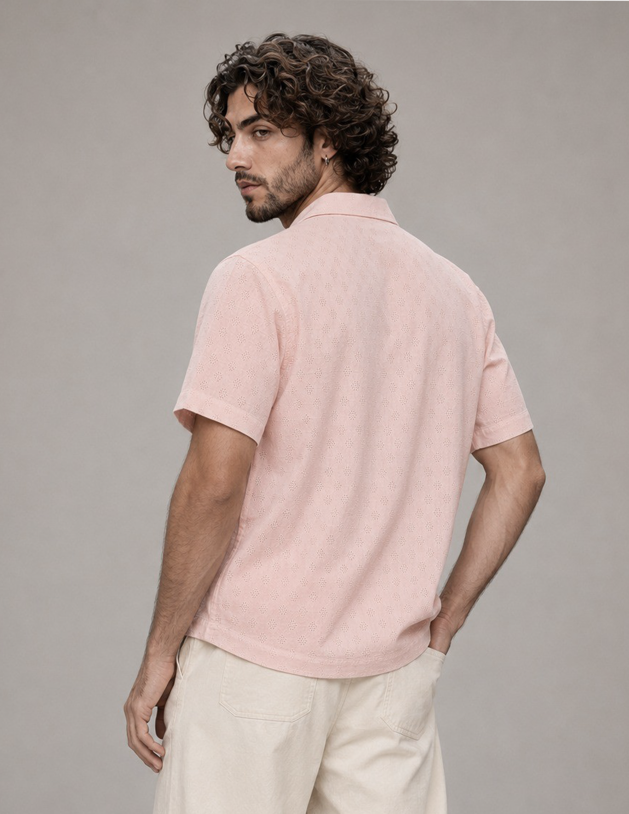 Playful Paws Shirt Regular Textured Shirt