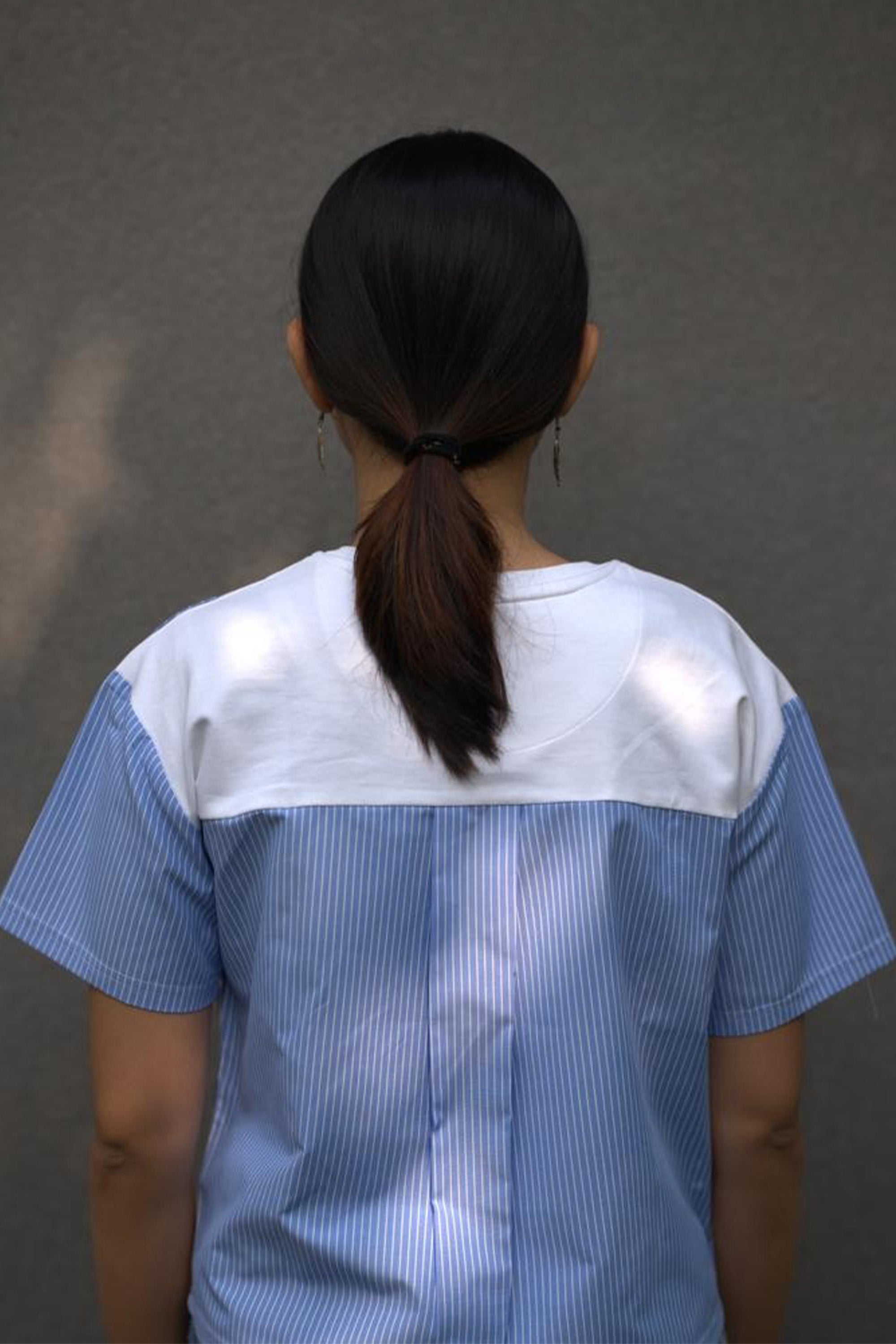 Cloudy Doodle Patch Top