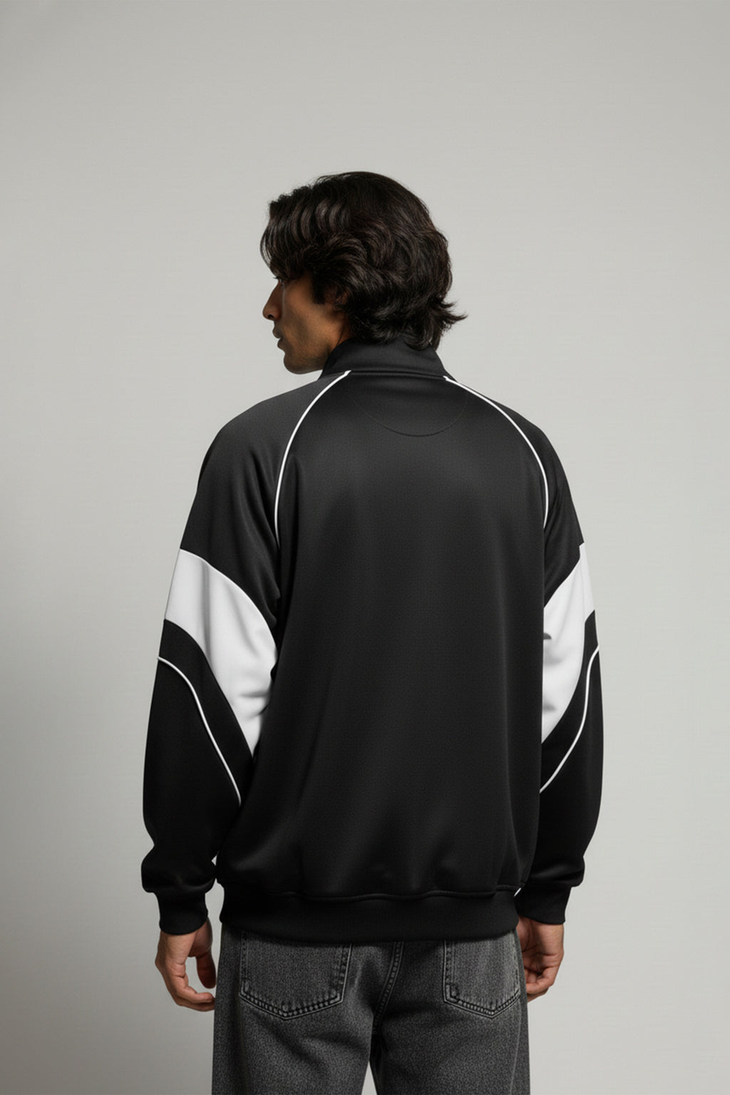 Monochromatic Track Jacket