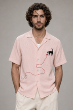 Playful Paws Shirt Regular Textured Shirt