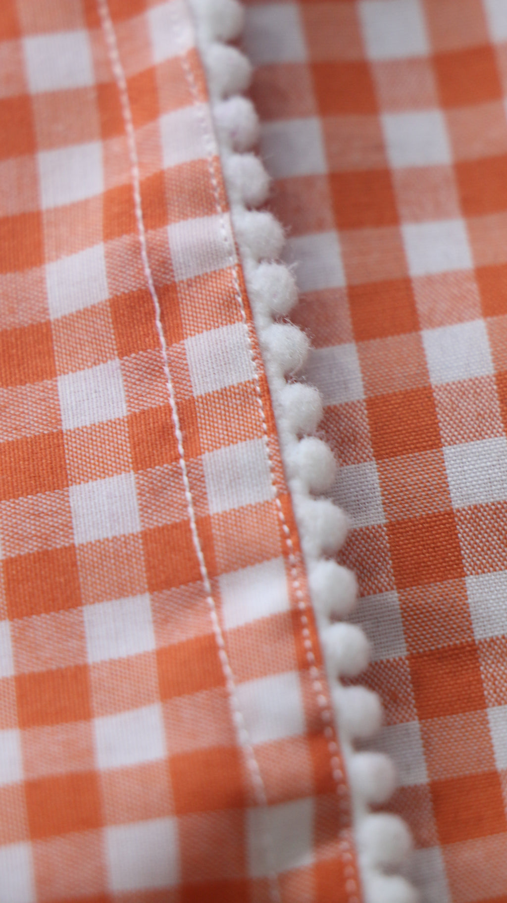 Bloom Check Orange Short Kurti (Copy)