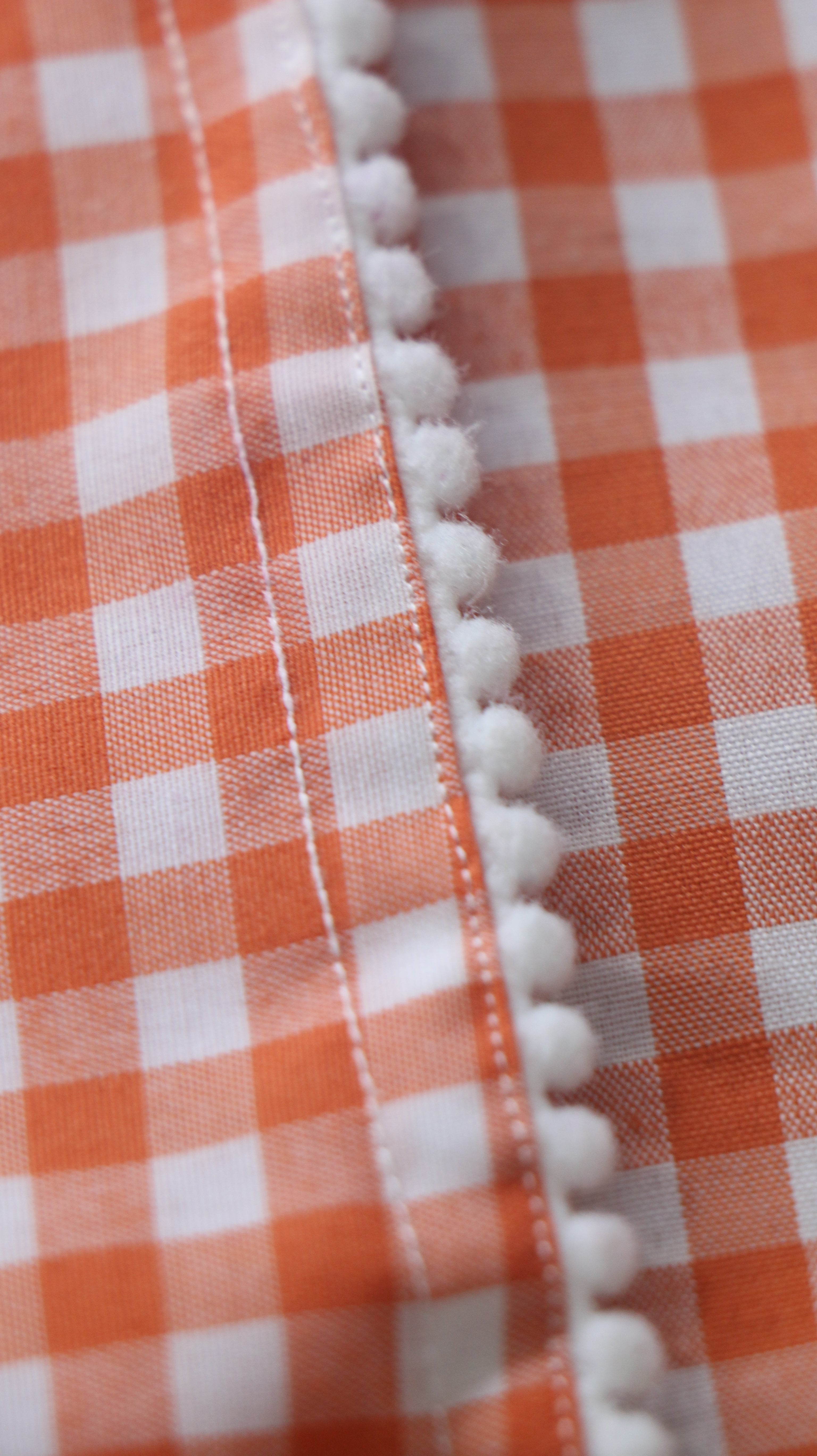 Bloom Check Orange Short Kurti (Copy)