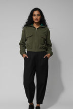 Cordo Cut Olive Green Jacket