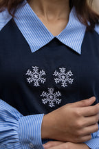 Snow-Flake Bishop Top