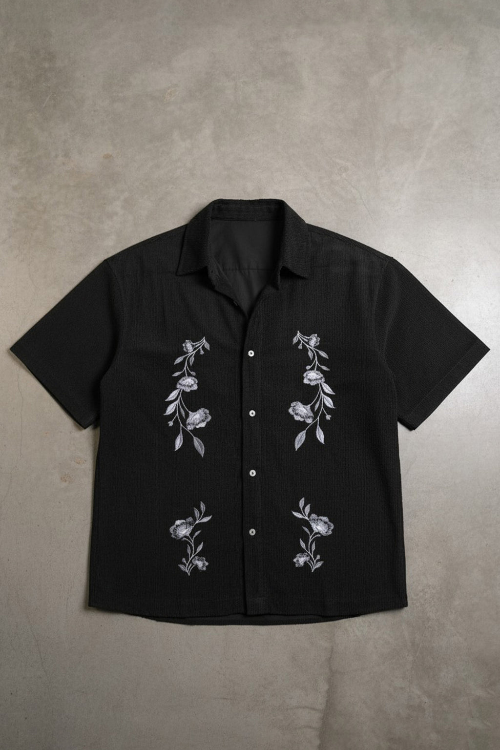The Noir Bloom Oversized Shirt