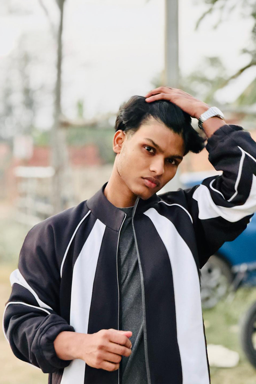 Monochromatic Track Jacket