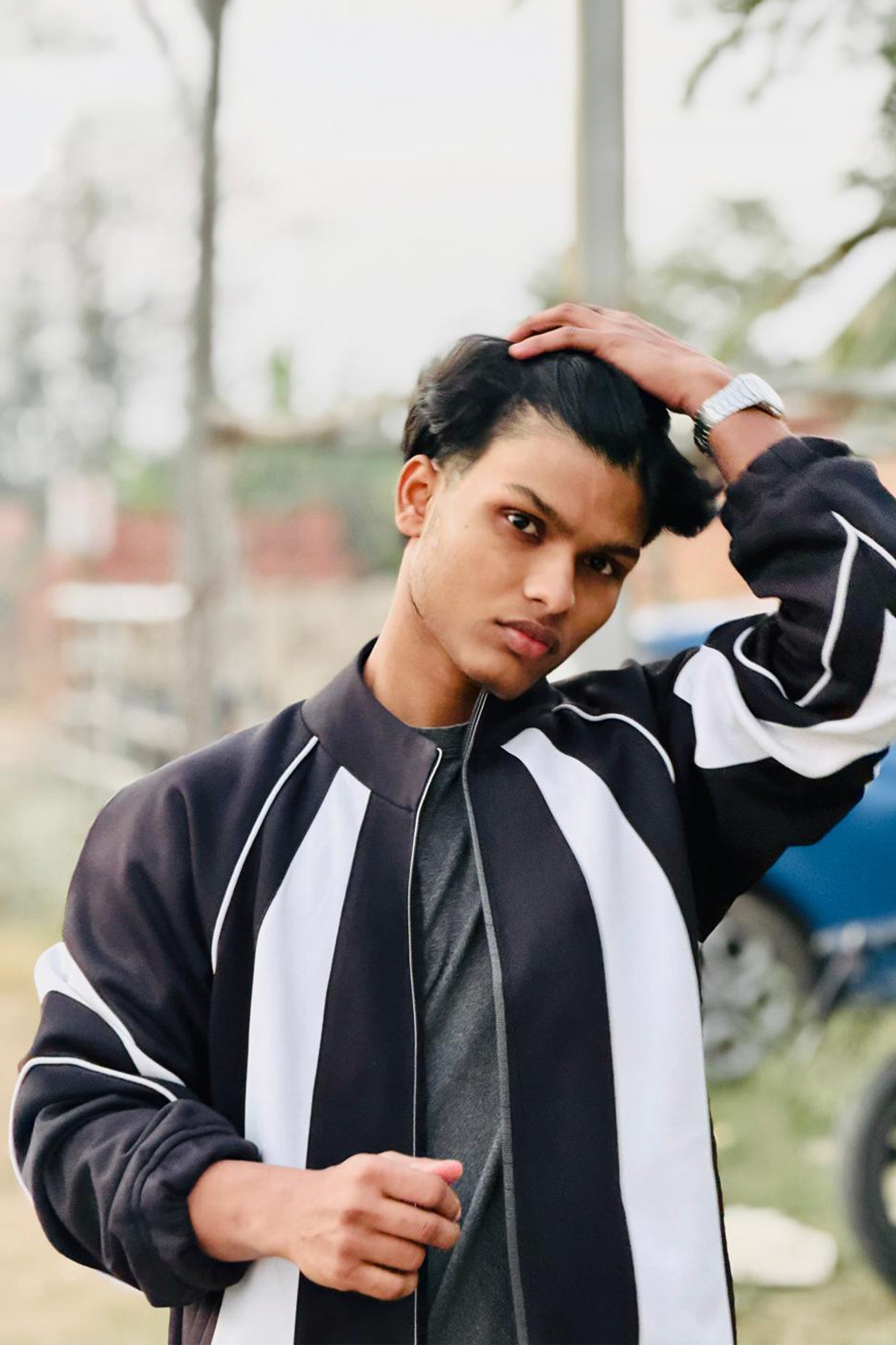 Monochromatic Track Jacket