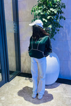 Veridian Piping Quarter-Zip Pullover