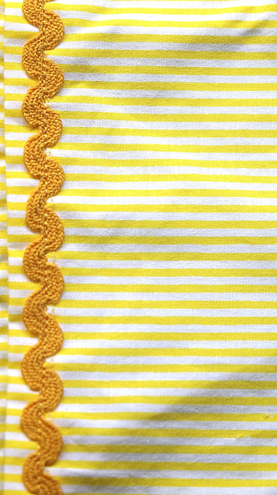 Yellow tie-up lace top