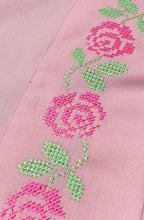 Rose Whisper Embroidery  Crop Shirt