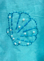 Seabreeze Pearl Hand Embroidery Shirt
