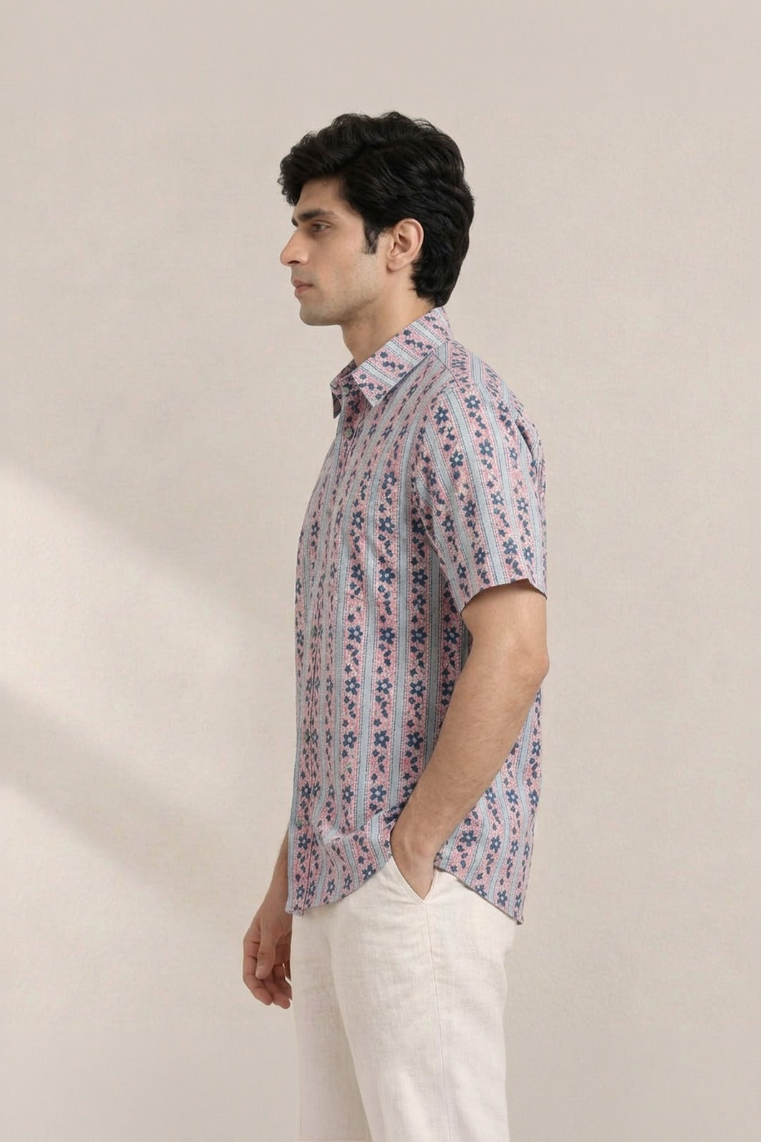 Bloomline  Block Printed Shirt
