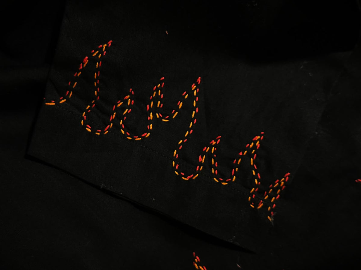 Agni Kantha Embroidery Short Kurta