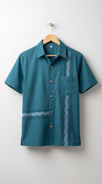 Teal Thread-line Shirt