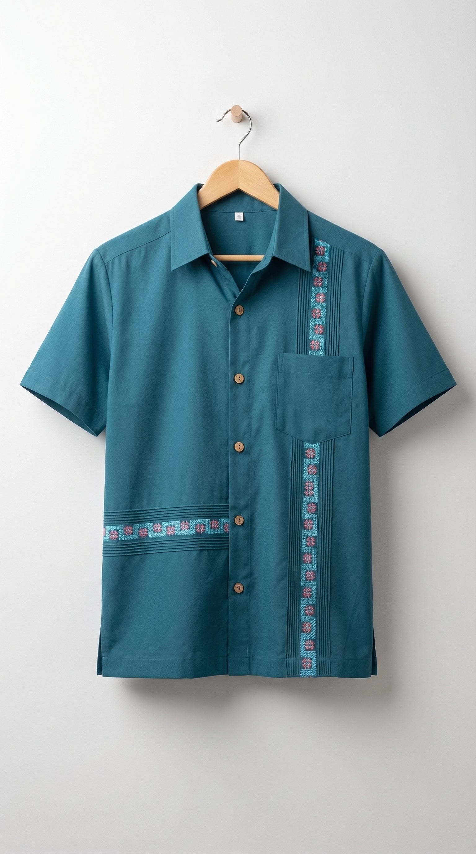 Teal Thread-line Shirt