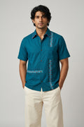 Teal Thread-line Shirt