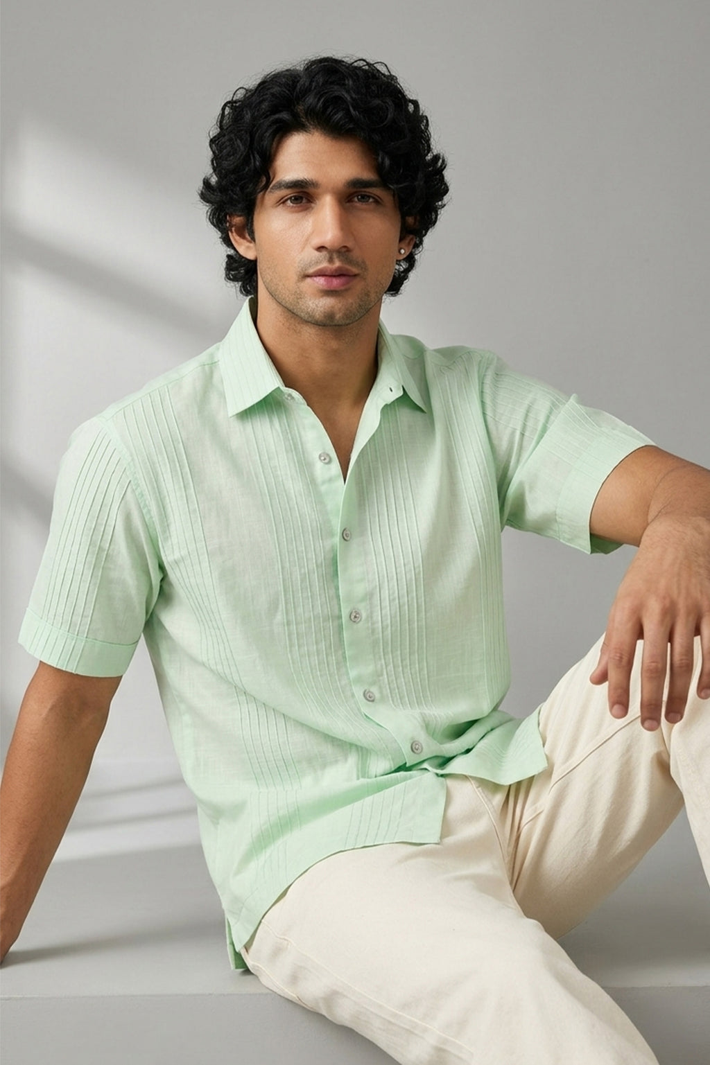 The Pleated Mist Shirt