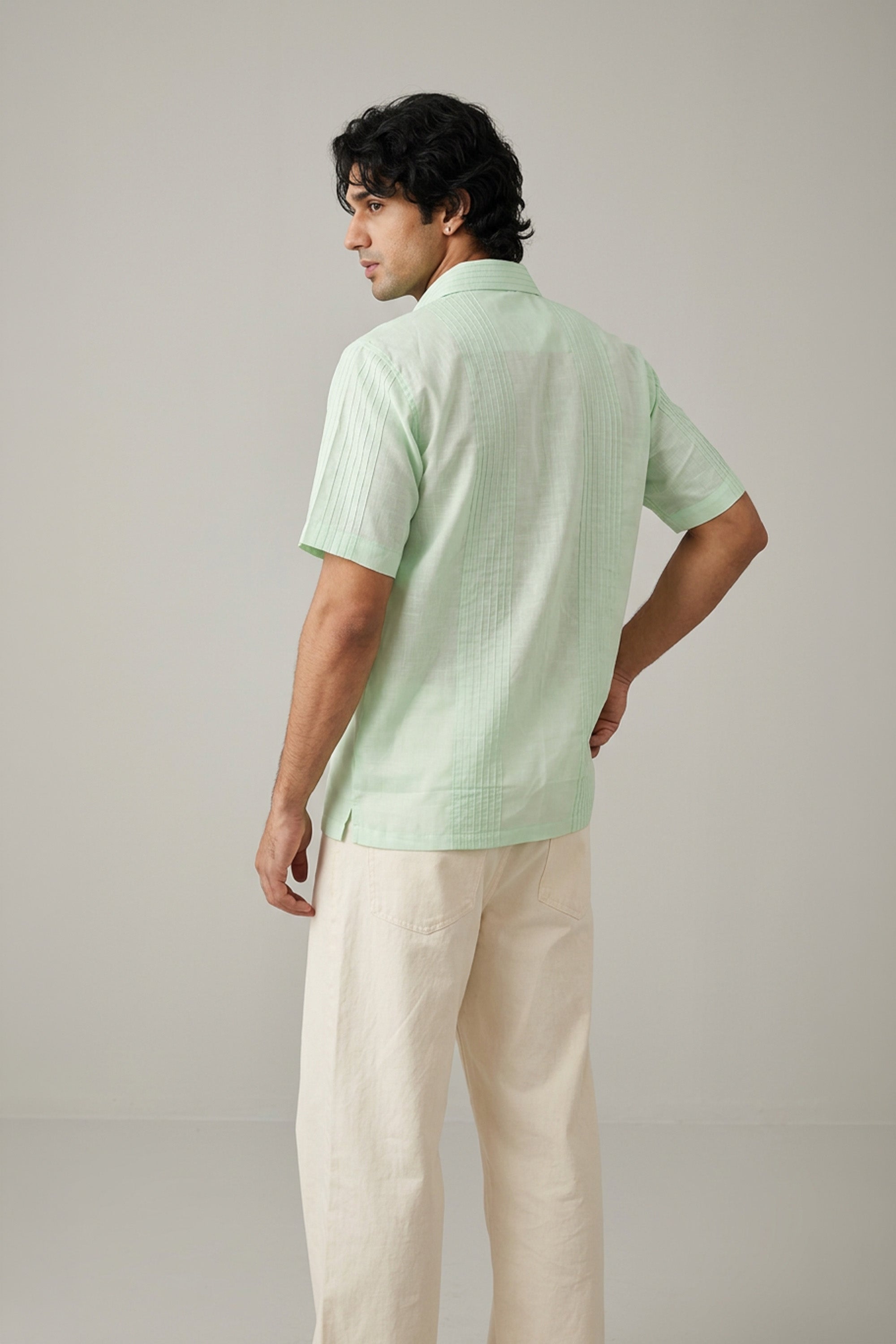 The Pleated Mist Shirt