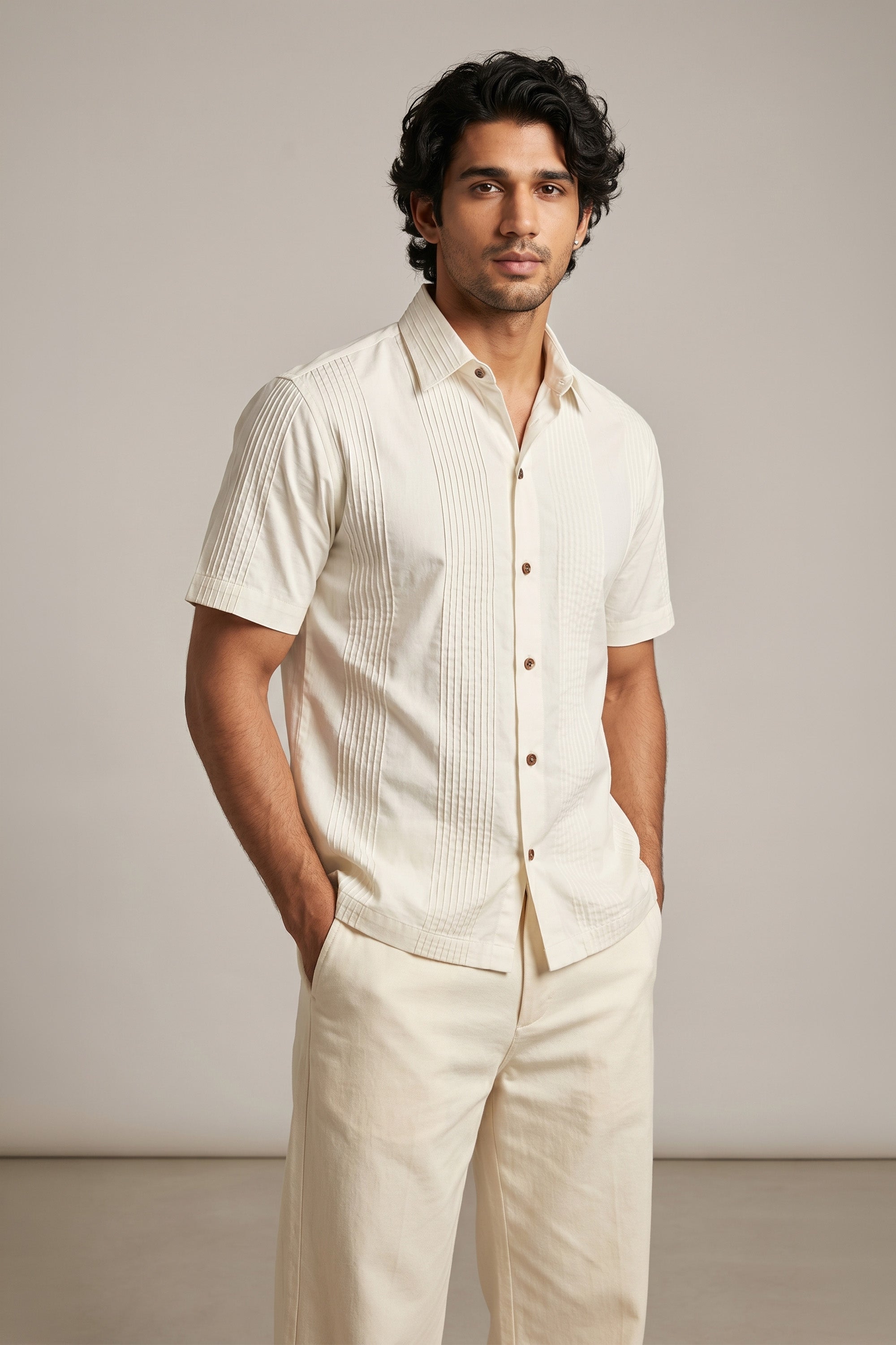 The Pleated Mist Shirt