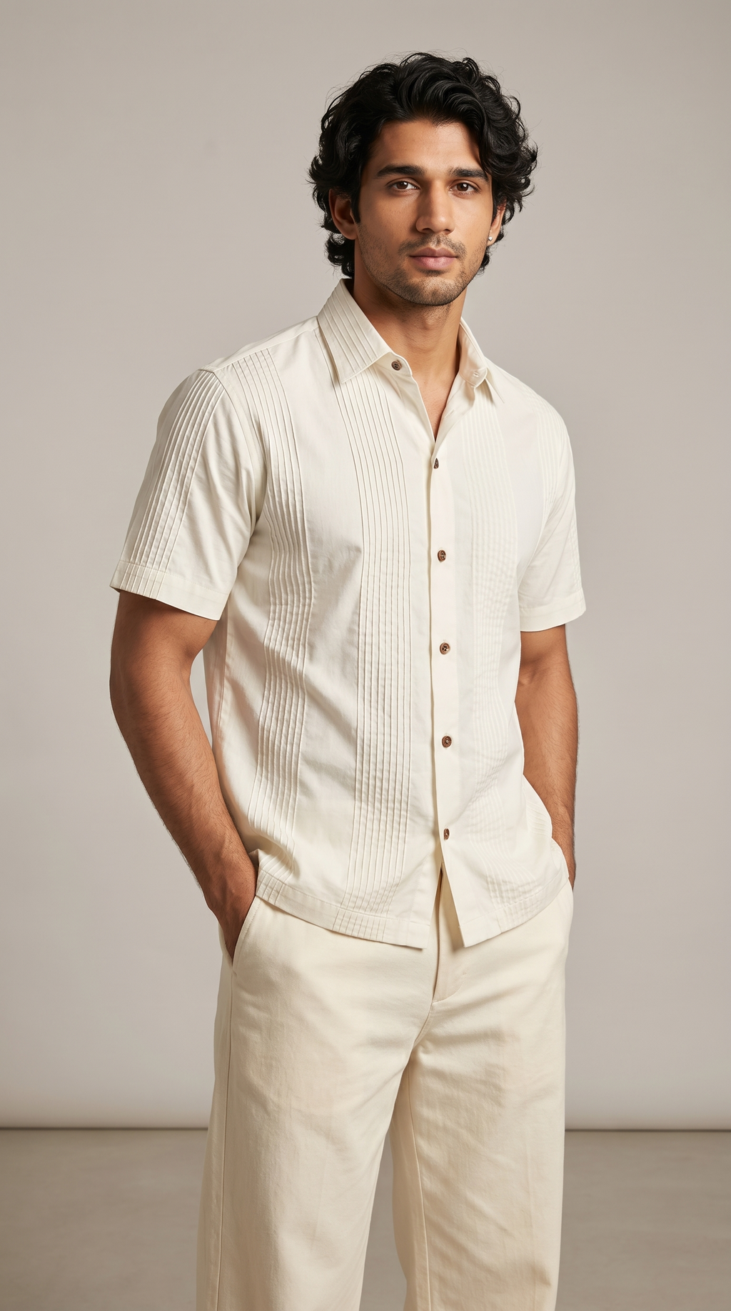 The Pleated Mist Shirt