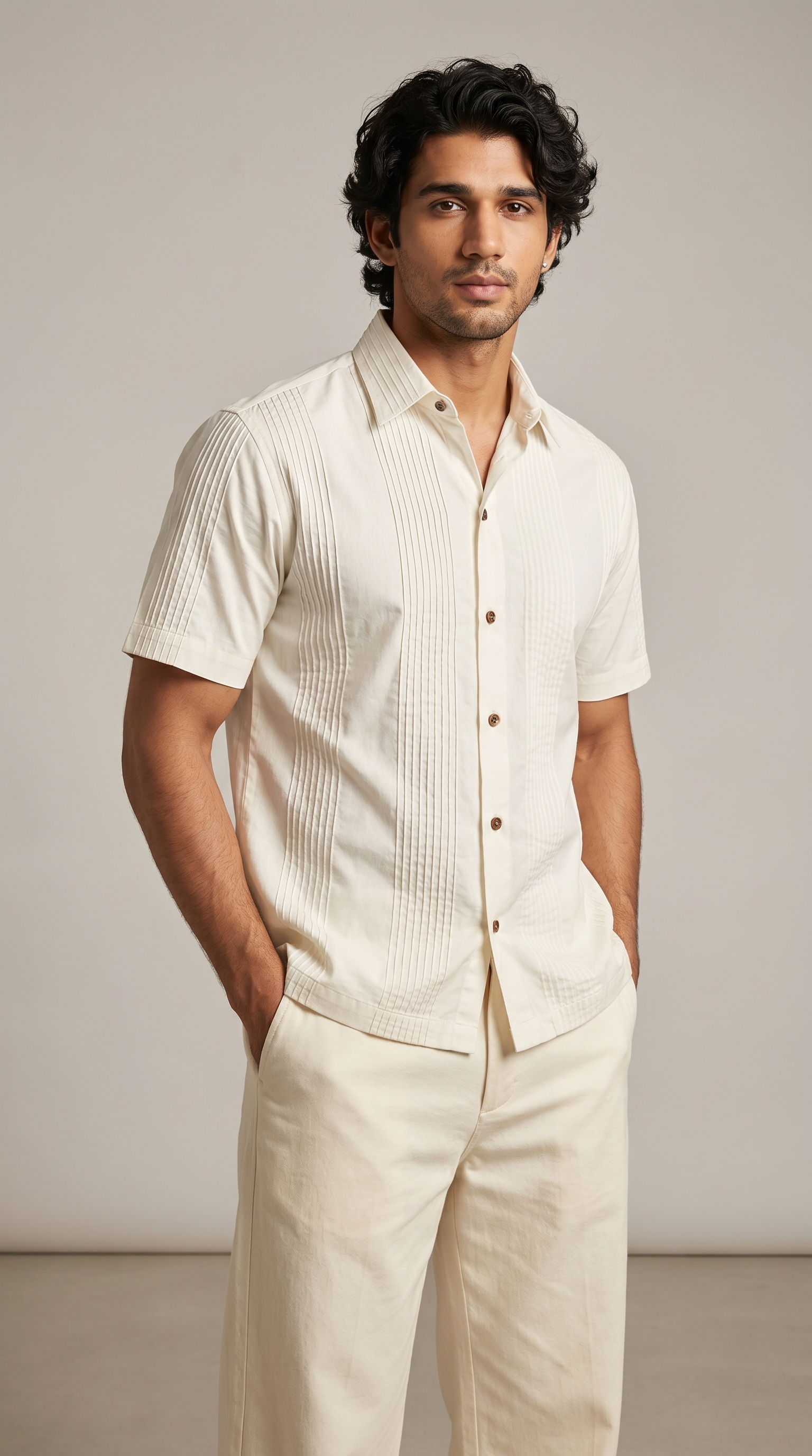 The Pleated Mist Shirt