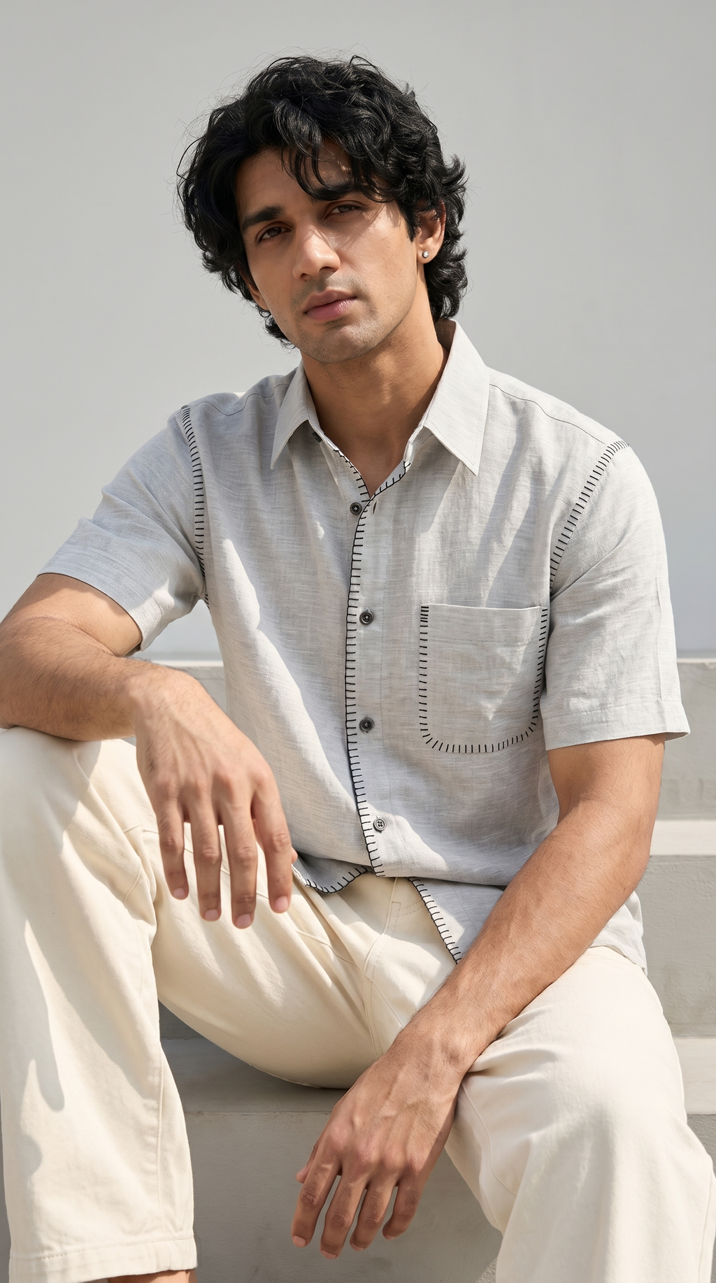 Ash Thread Regular Shirt