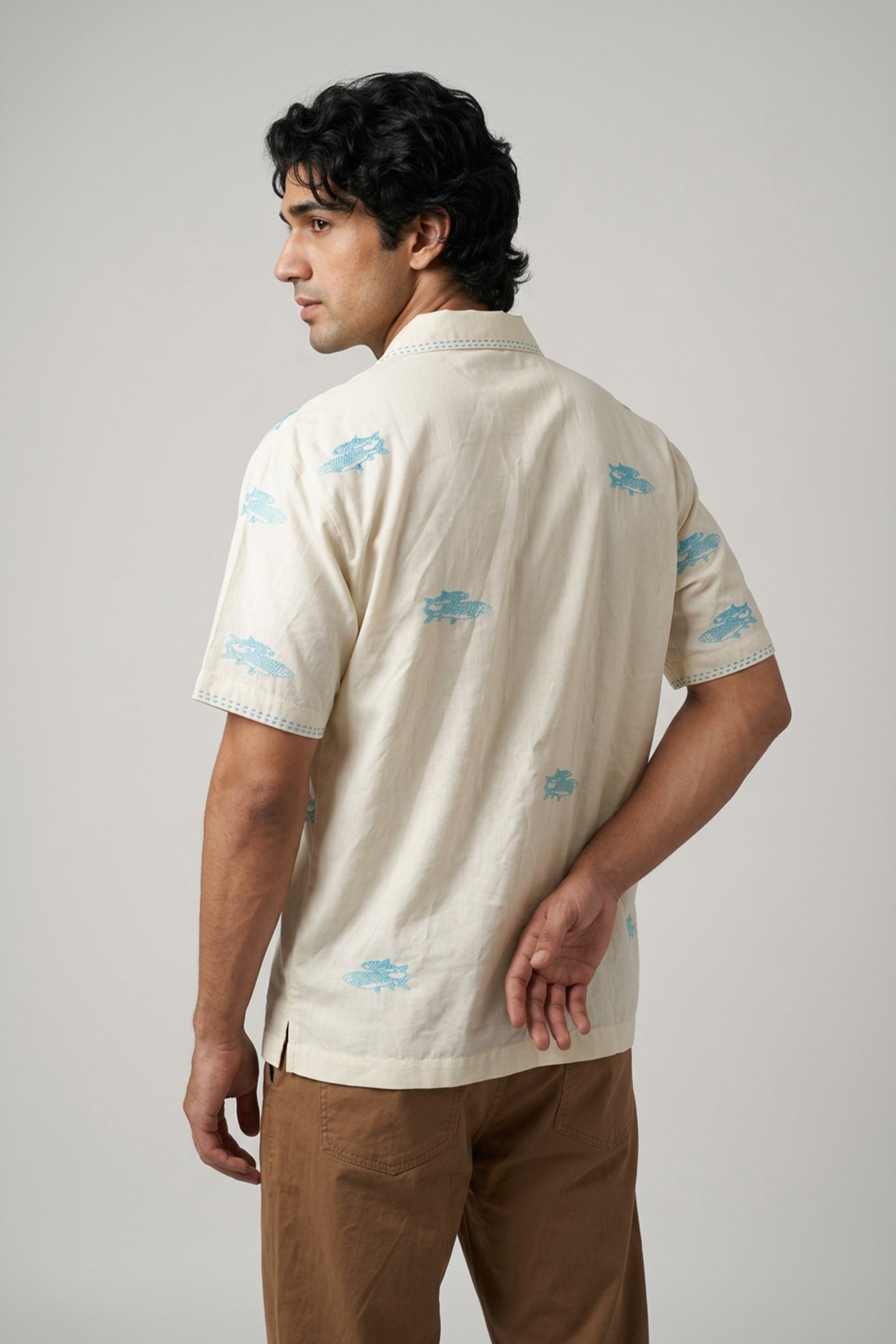 The River Song Embroidery Shirt
