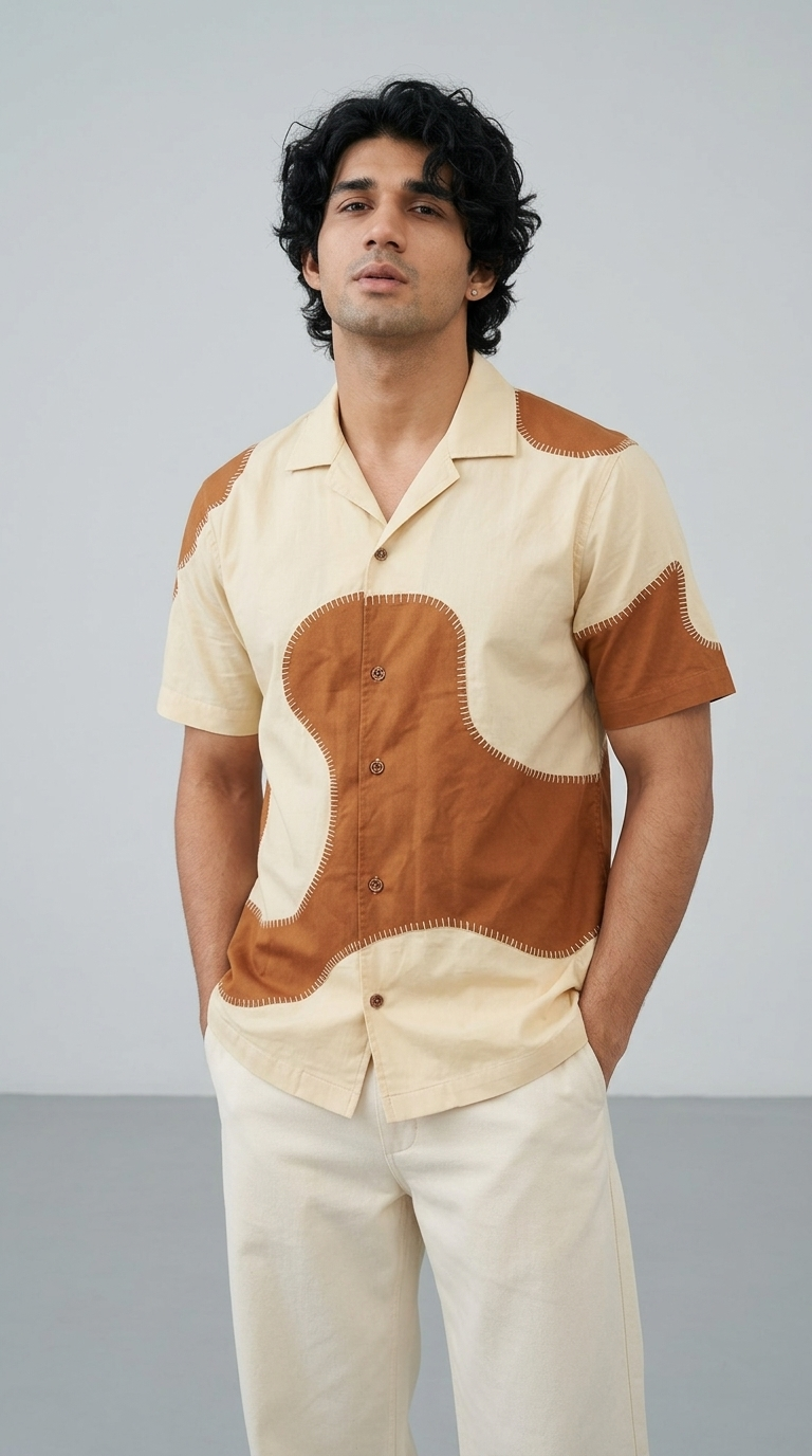 Moo-saic Embroidery Shirt