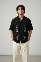 The Noir Bloom Oversized Shirt