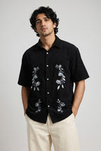 The Noir Bloom Oversized Shirt
