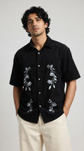 The Noir Bloom Oversized Shirt