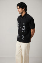 The Noir Bloom Oversized Shirt